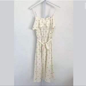ROBBI & NIKKI IVORY EMBELLISHED DRESS SIZE SMALL NWOTS!